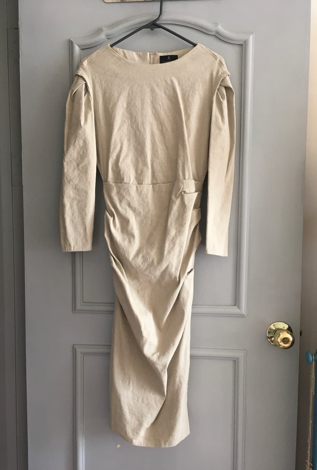 랑방컬렉션 린넨 드레이프 원피스 82사이즈 상품이미지4