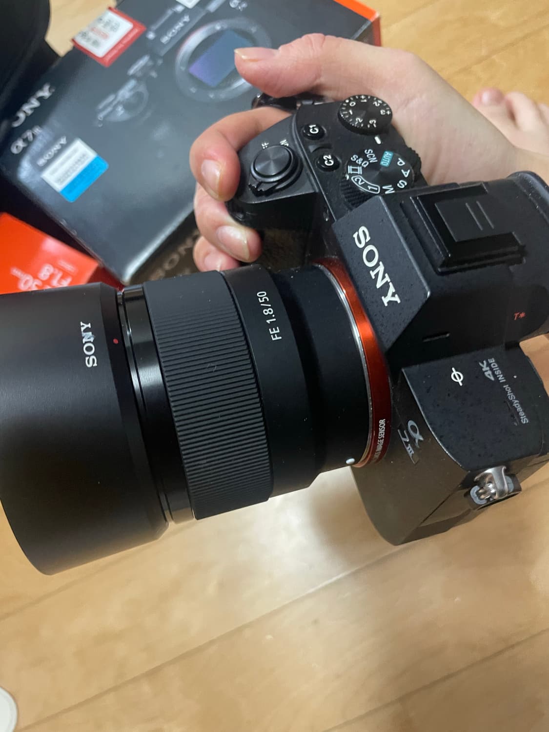 소니 A7M3 풀박스 + FE 50mm F1.8 렌즈 상품이미지3