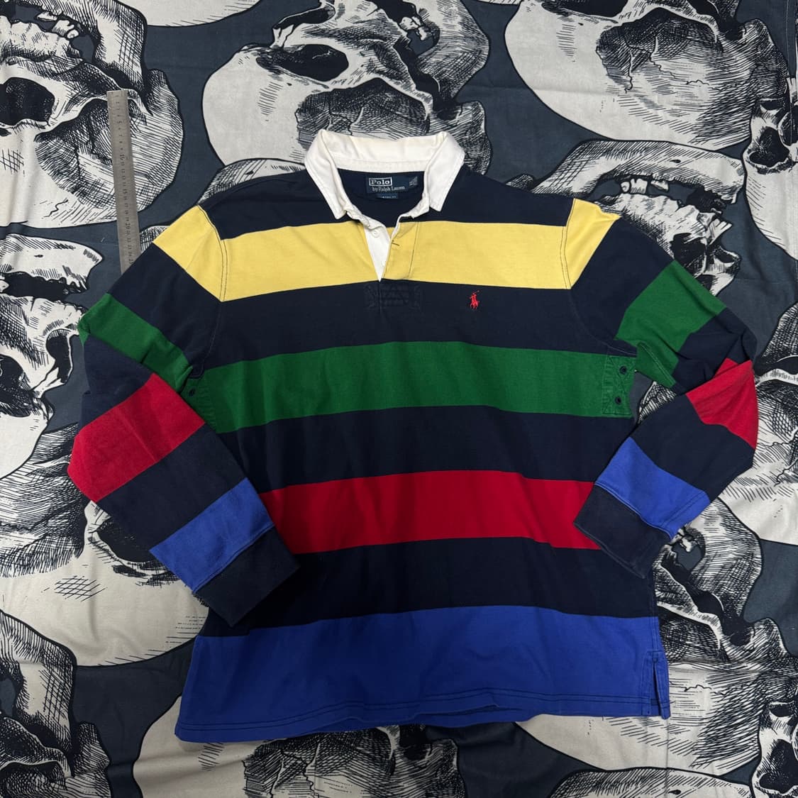 폴로 스트라이프 럭비티  XL사이즈  희귀매물  상품이미지1