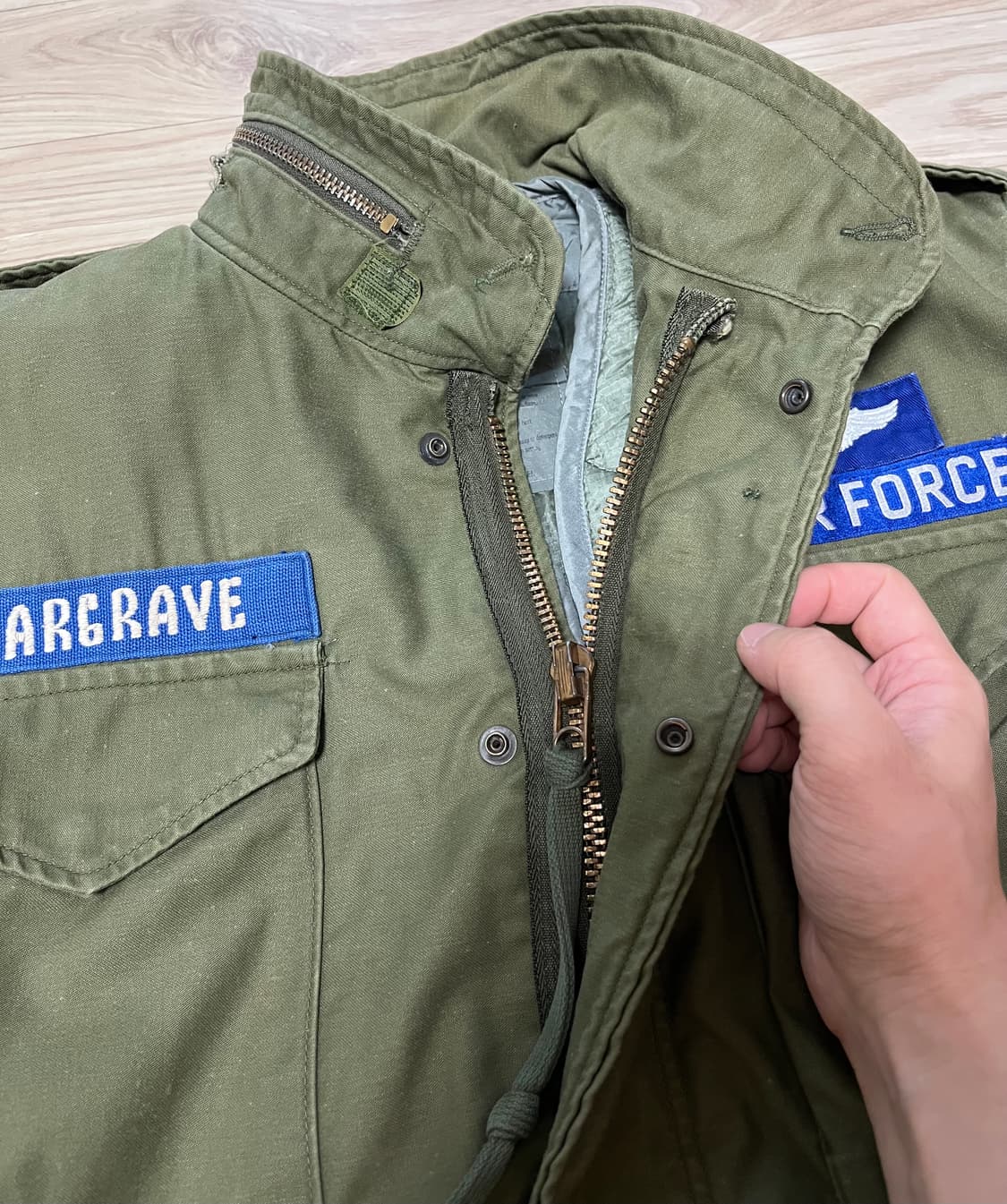 [내피 포함 풀세트] 74’s 3세대 USAF M65 필드 자켓 S-R 상품이미지3