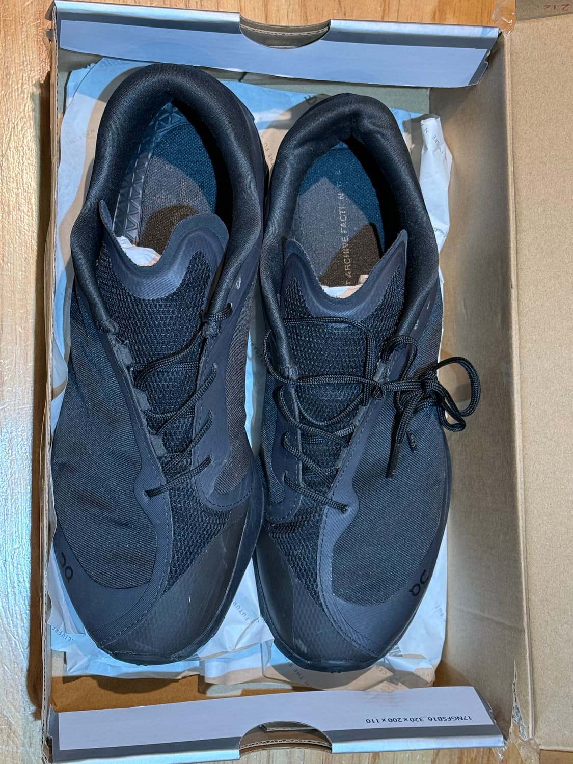 온 러닝 x PAF 파프온 클라우드벤쳐 블랙 265 /270 상품이미지1