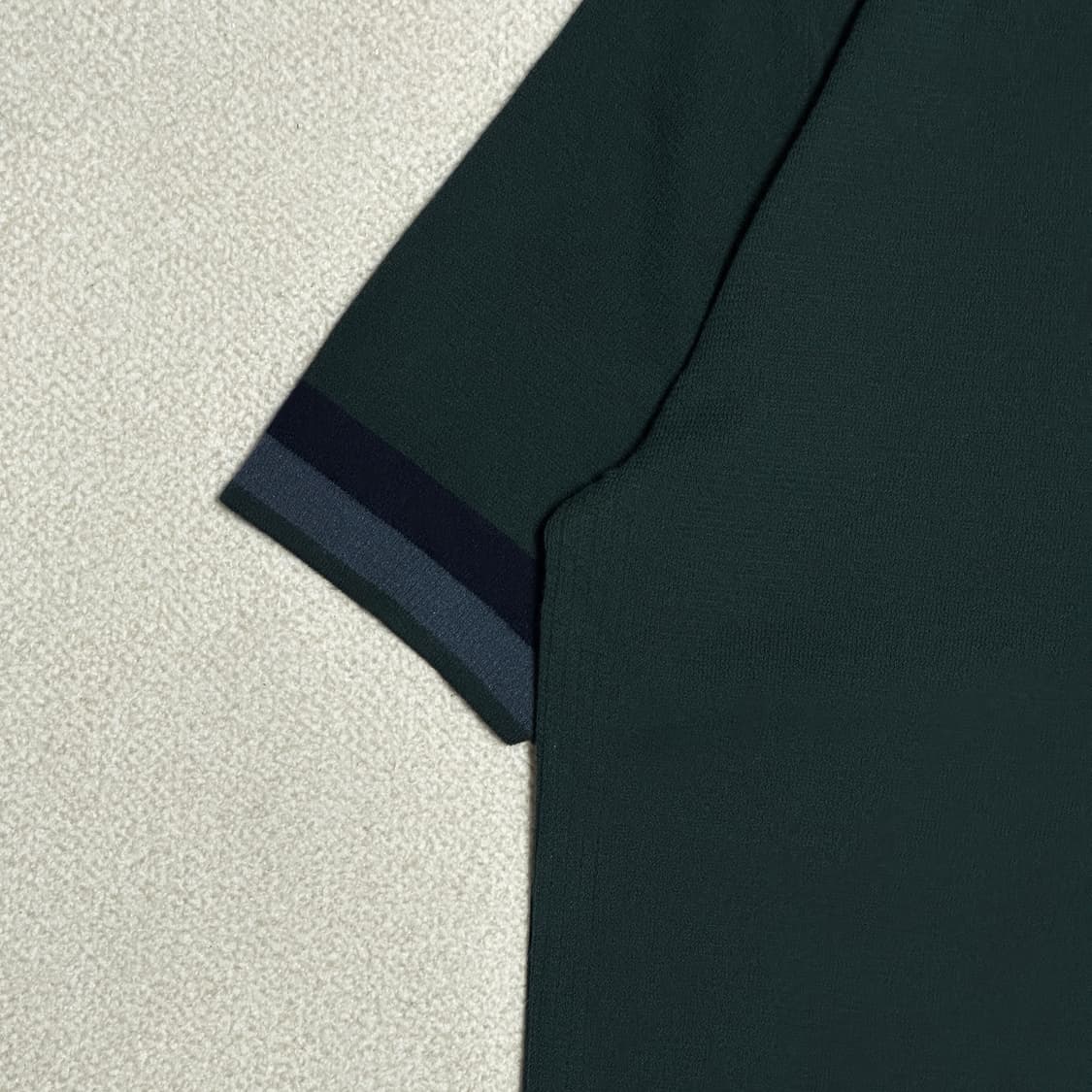 랑방 스포츠 배색 니트 반팔 상품이미지3