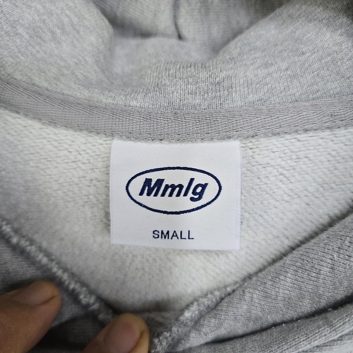 엠엠엘지(Mmlg) 1987 로고 후드티 그레이 S 상품이미지4