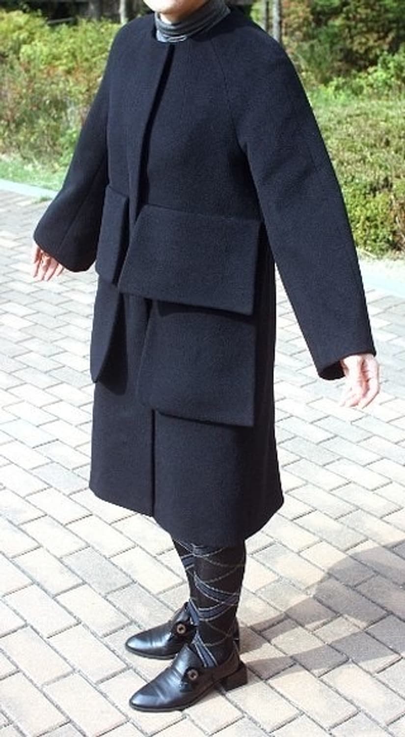 캐시미어30% 혼방코트 상품이미지5