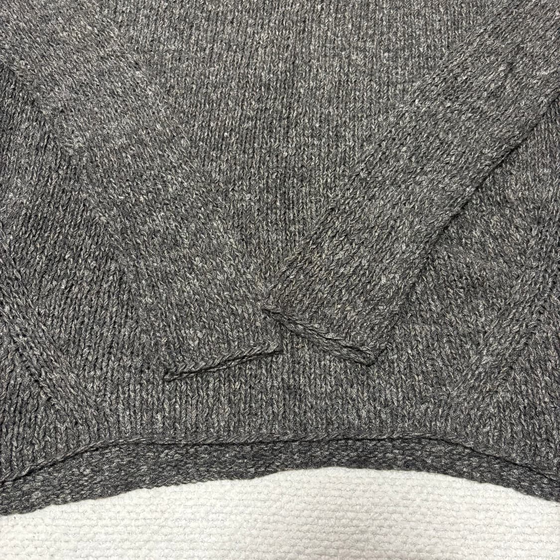 Vince 투톤 그레이 니트 S 상품이미지3