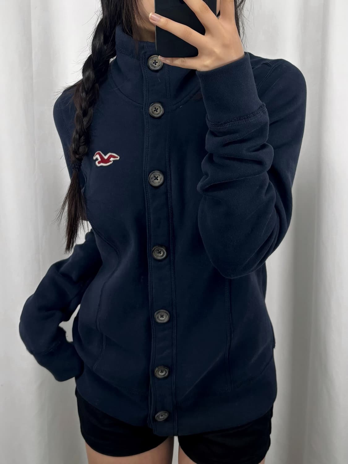 홀리스터 네이비 가디건 자켓 상품이미지2