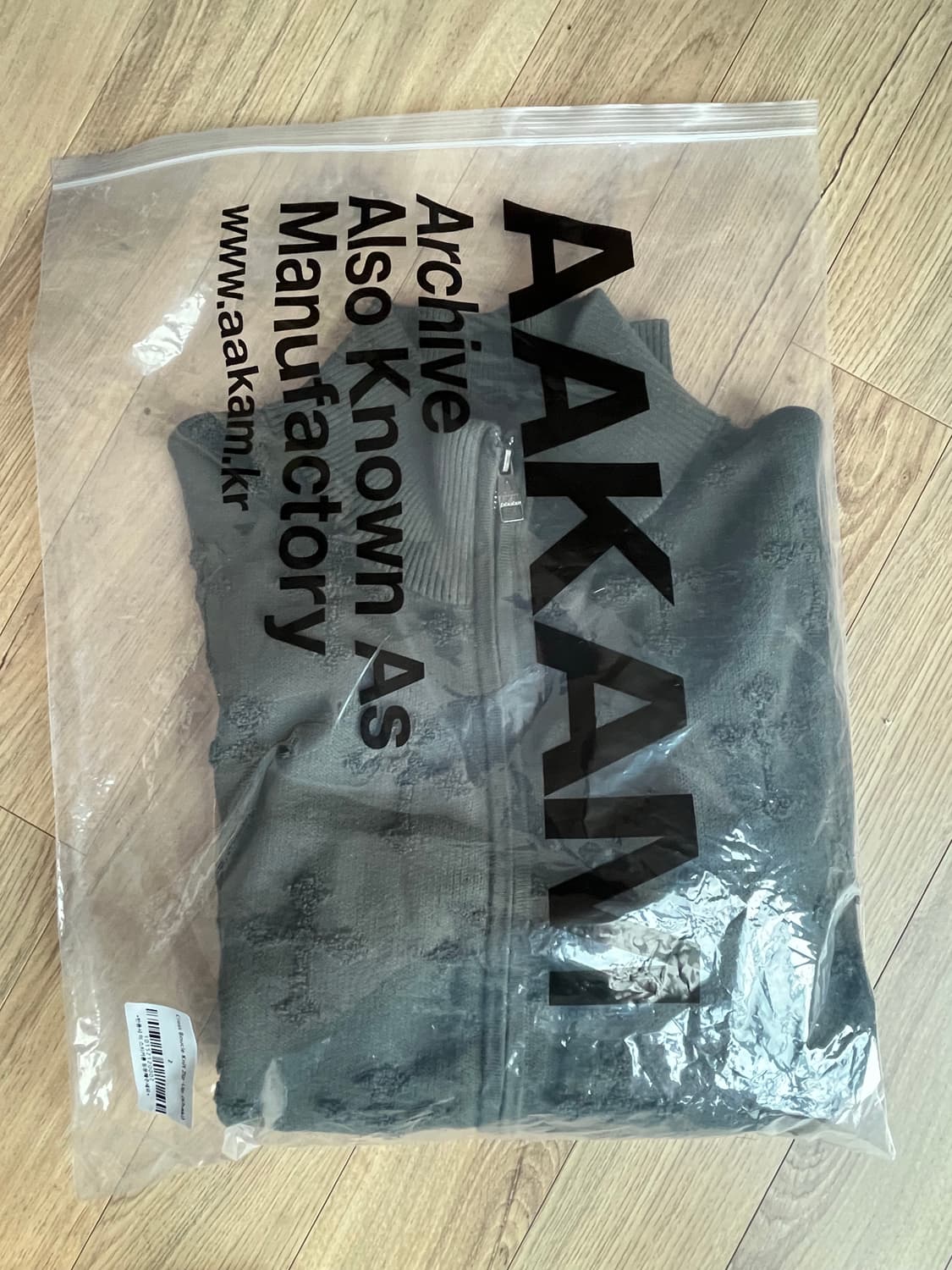 아캄x다영 니트 집업 상품이미지2