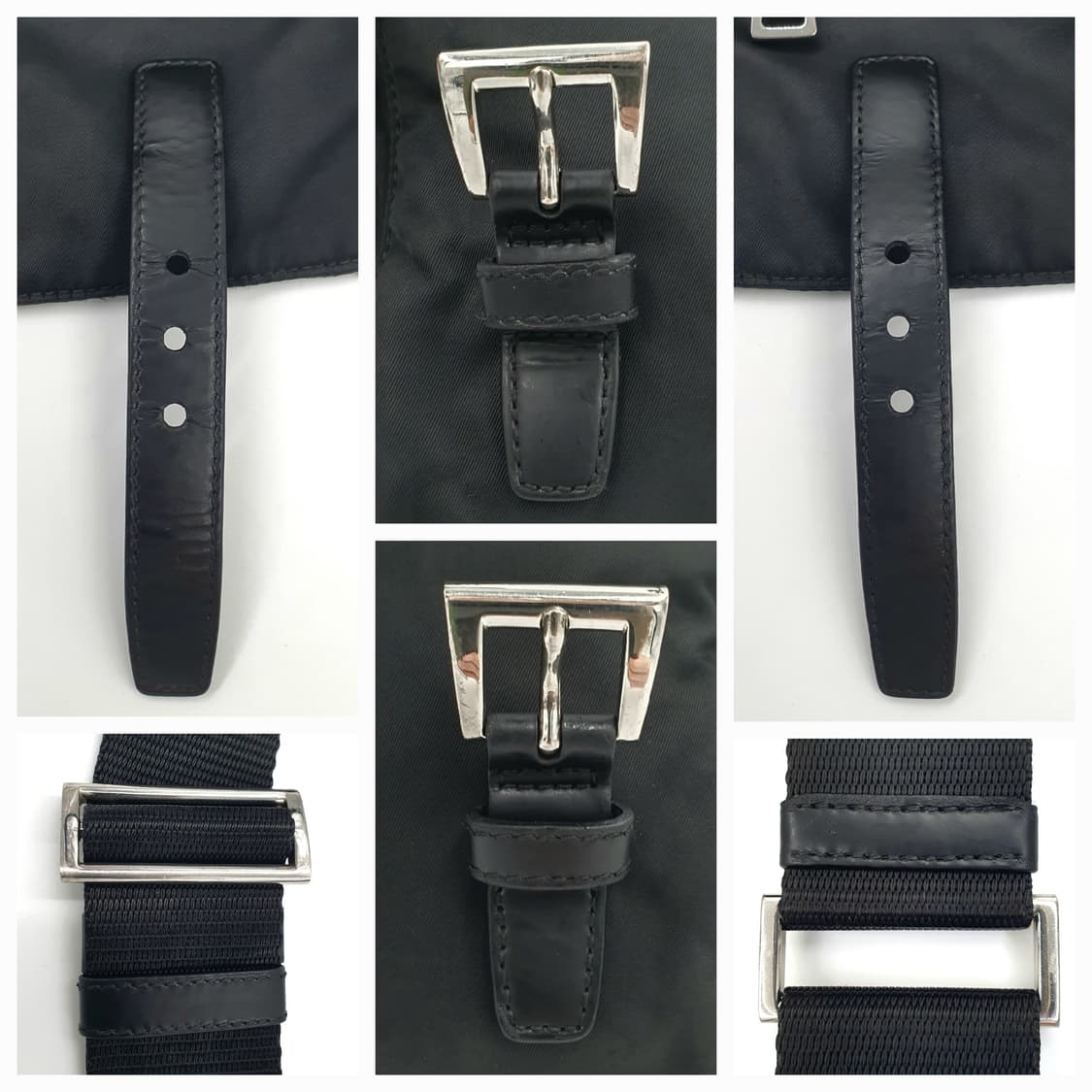 프라다 리나일론 투버클 블랙 메신저백 크로스백 숄더백 상품이미지7