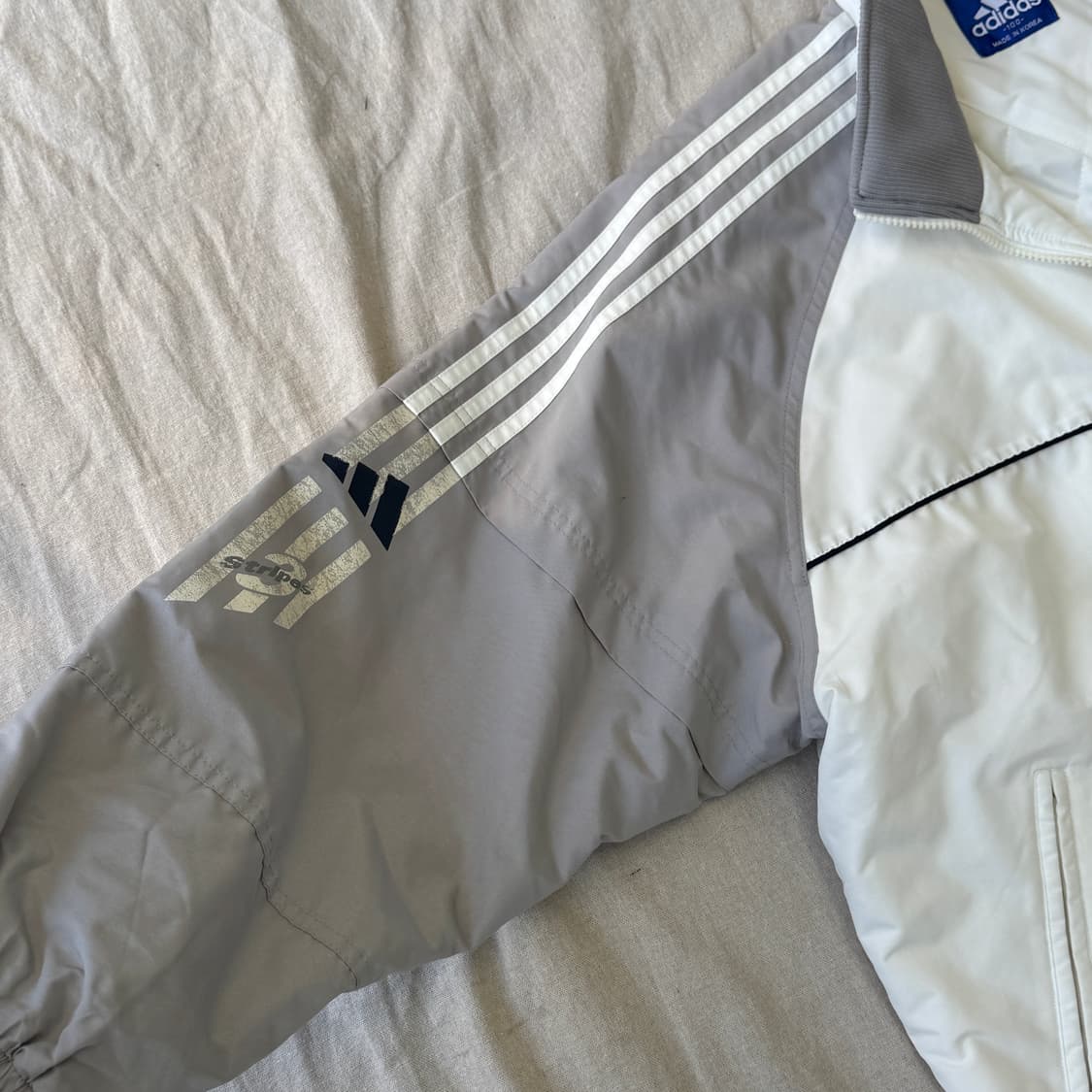 아디다스 올드스쿨 사이드라인 누빔 점퍼 100(105) 상품이미지3