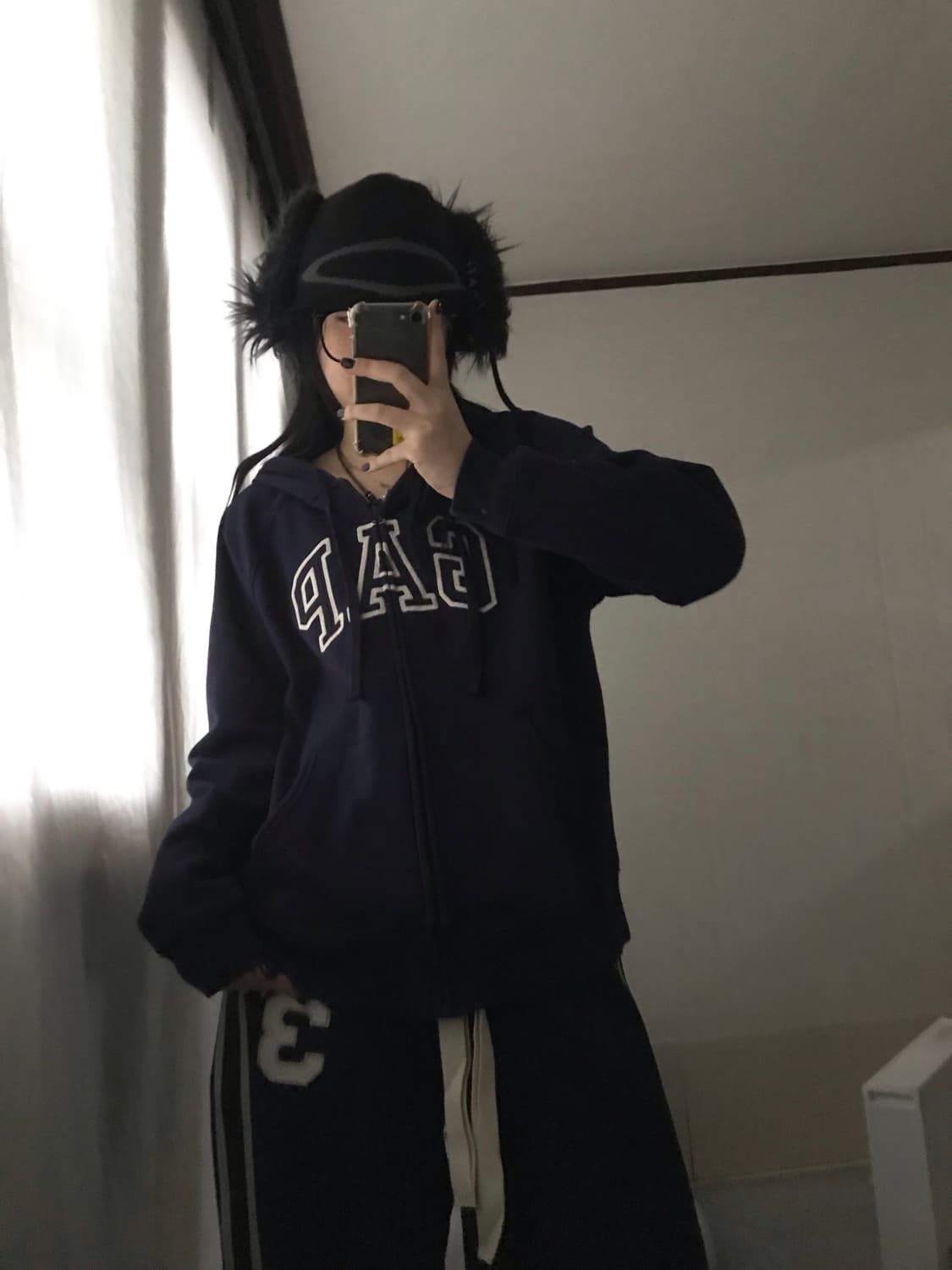 갭 네이비 후드집업 상품이미지6