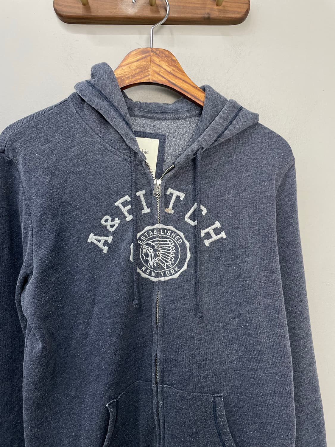 아베크롬비앤피치 네이비 후드 집업 H1076 상품이미지3