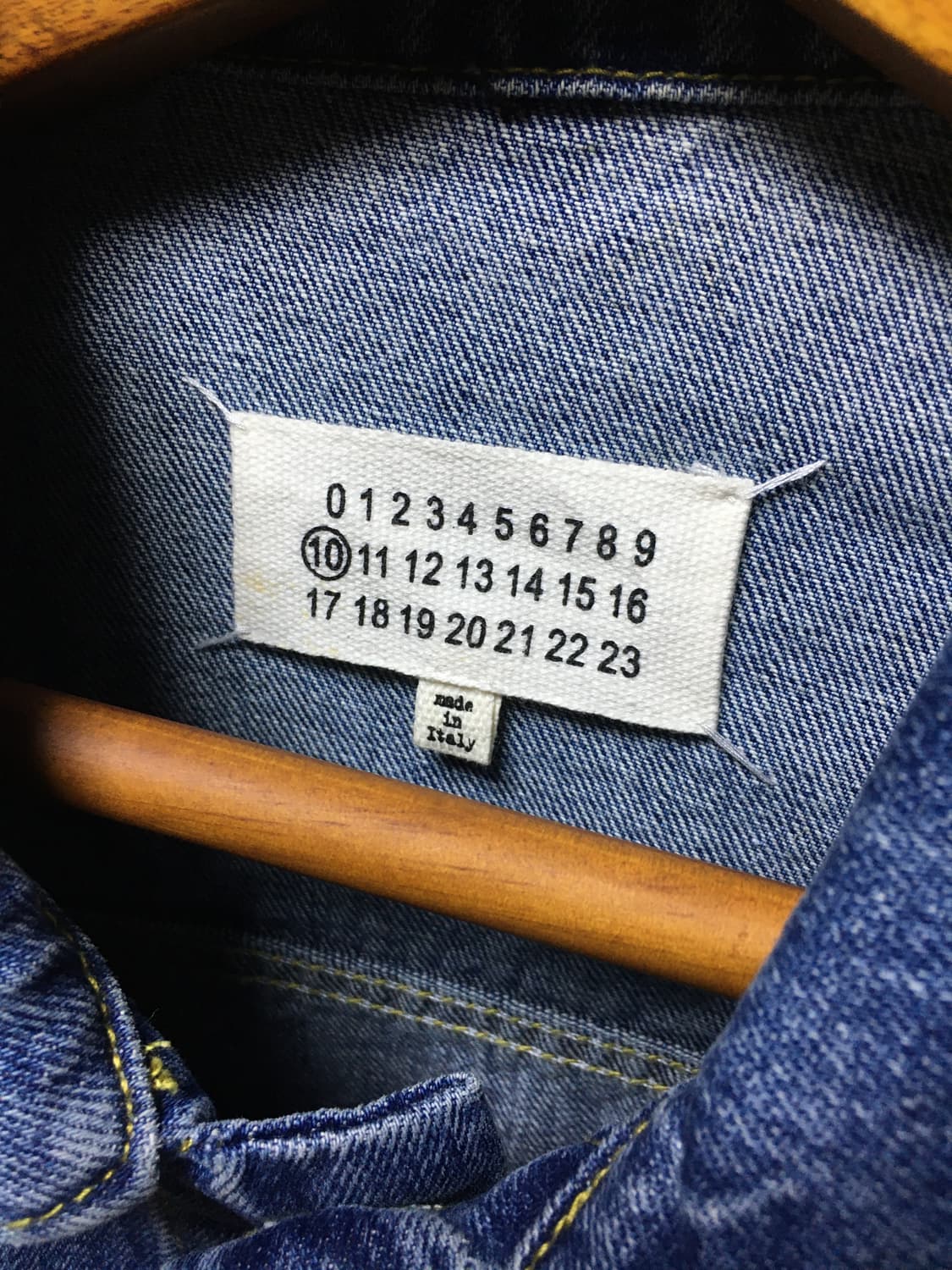 20 AW 메종 마르지엘라  데님 자켓 상품이미지6