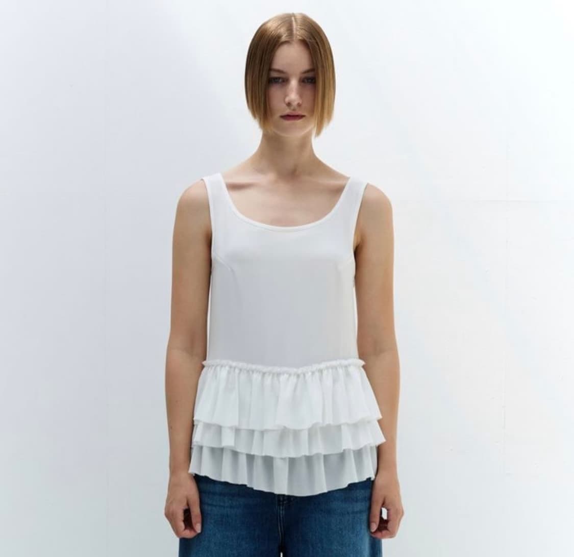 [교환]M>S frill sleevless top 상품이미지1