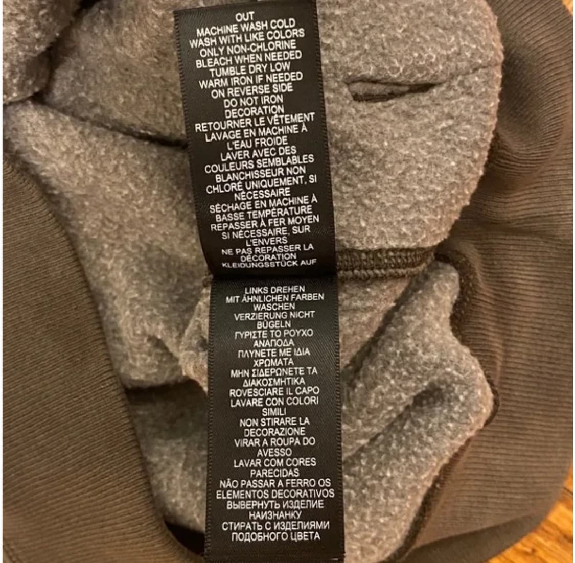 M >L 교환 RRL 더블알엘 랜치 로고 워싱 후드티 브라운 상품이미지5