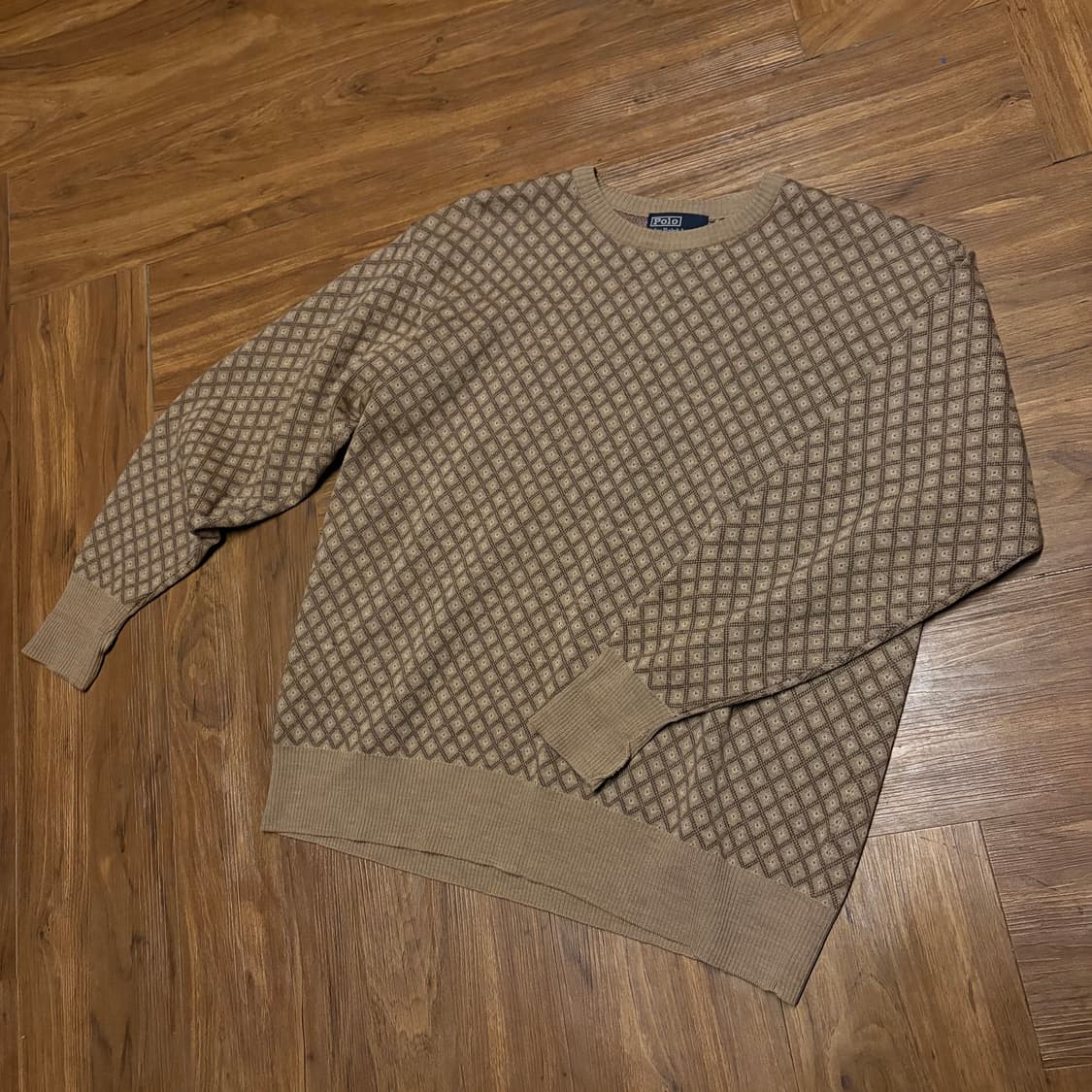 90S POLO RALPH LAUREN WOOL PATTERN KNIT 상품이미지3