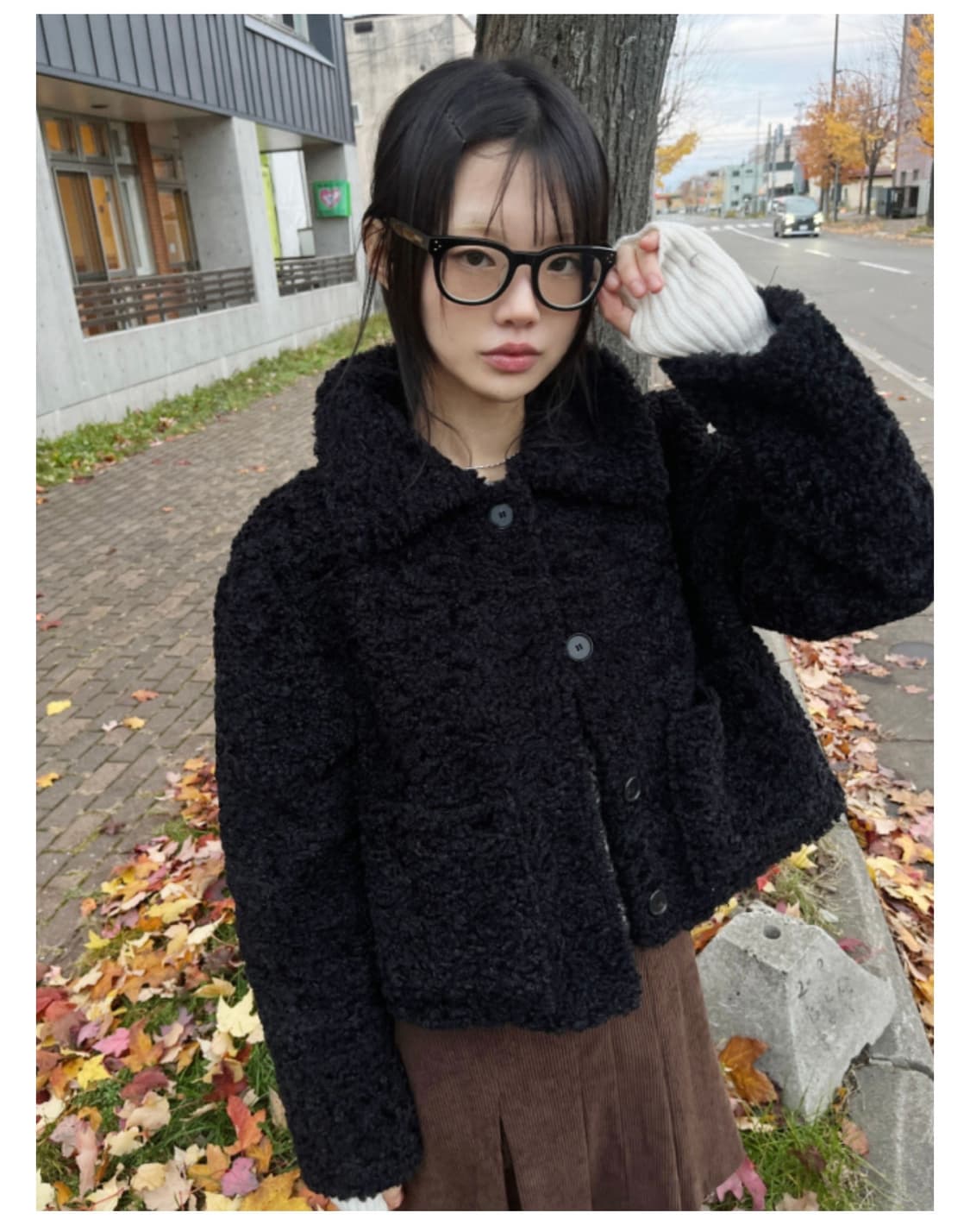 DEAR 뽀글 무스탕 상품이미지4