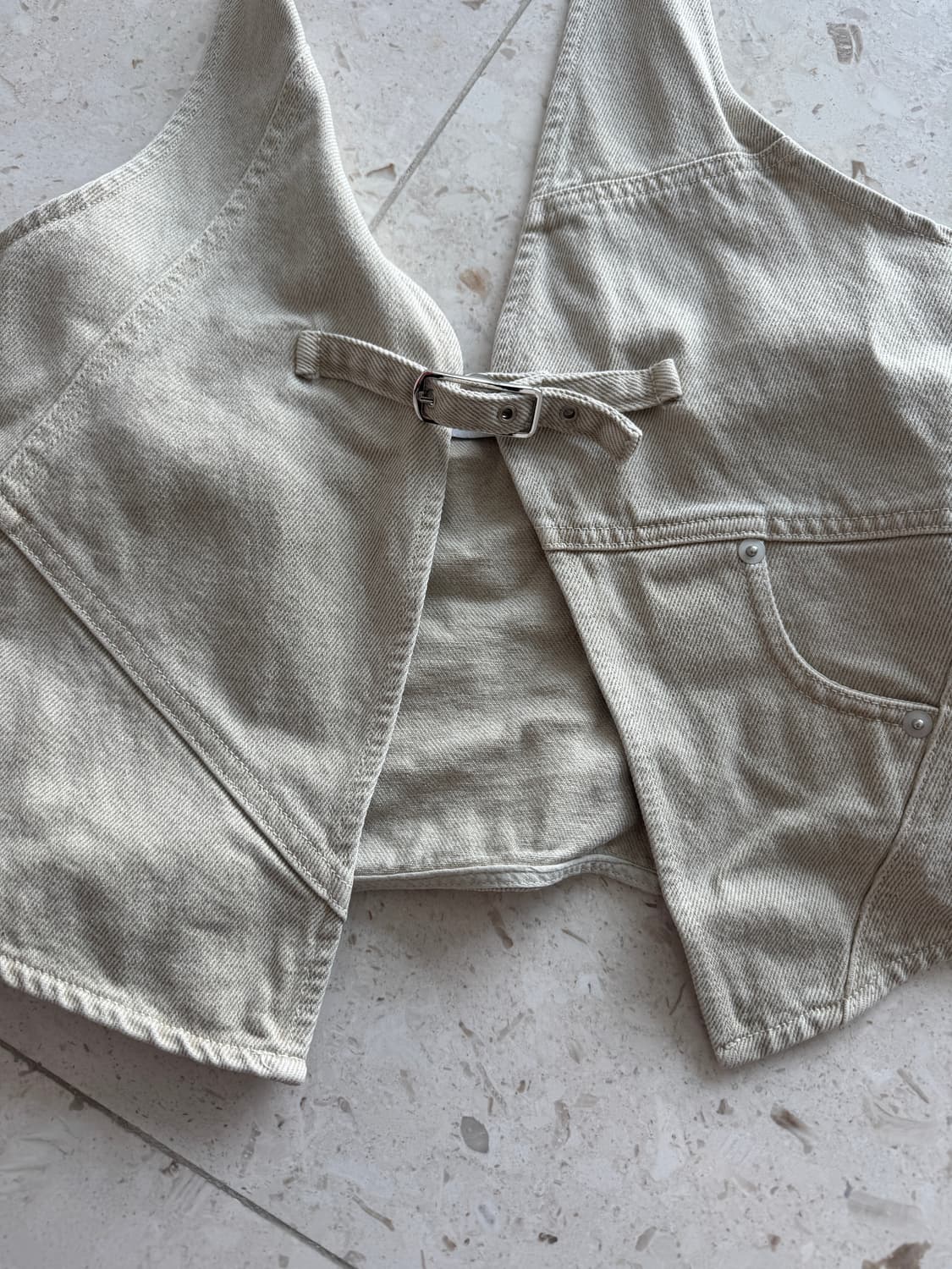 기마구아스 Gimaguas 홀터넥 크롭 탑 s 실착 1회 상품이미지2