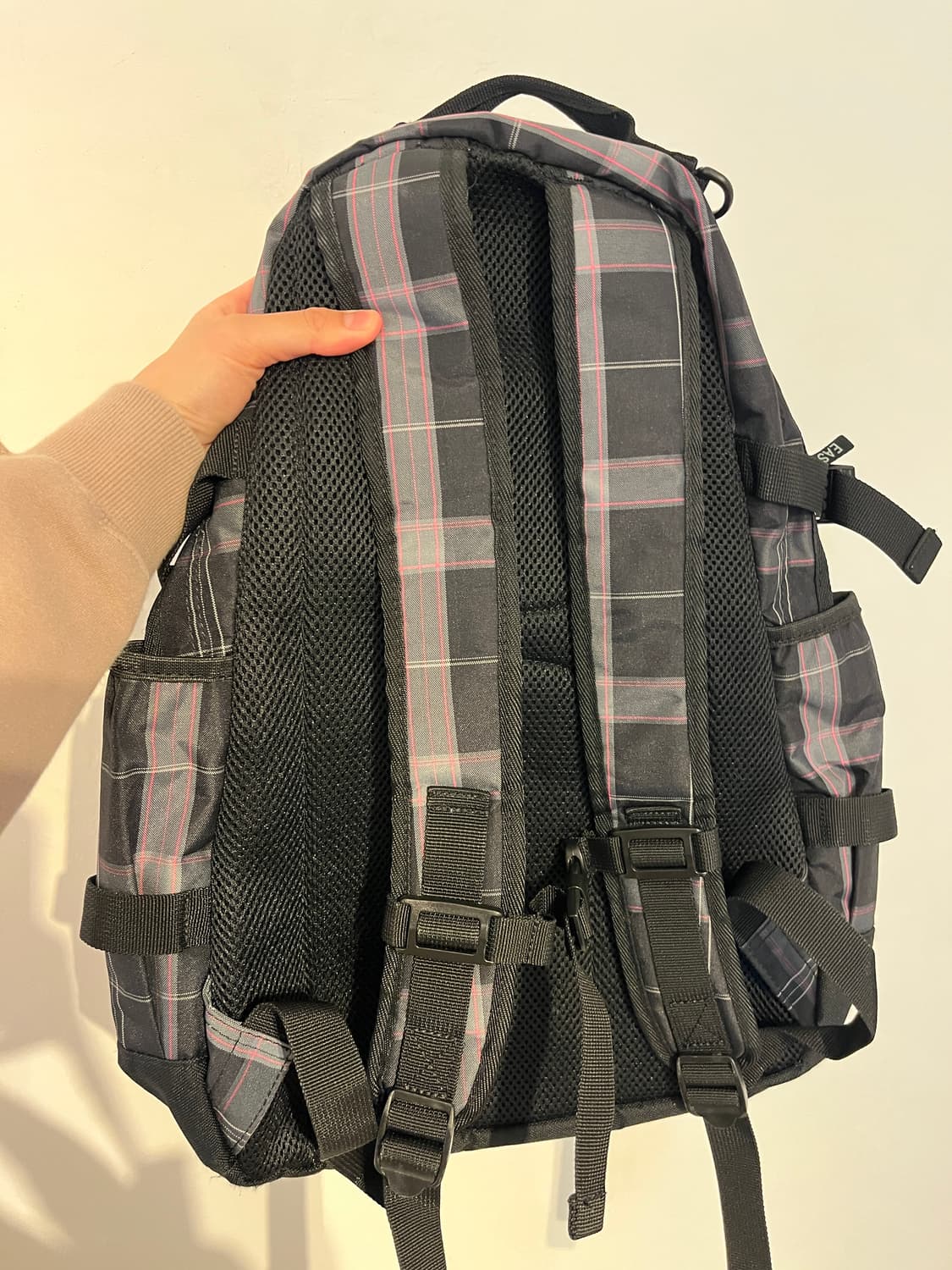 ✔️블랙핑크 체크패턴 백팩 🫶🏻 상품이미지5