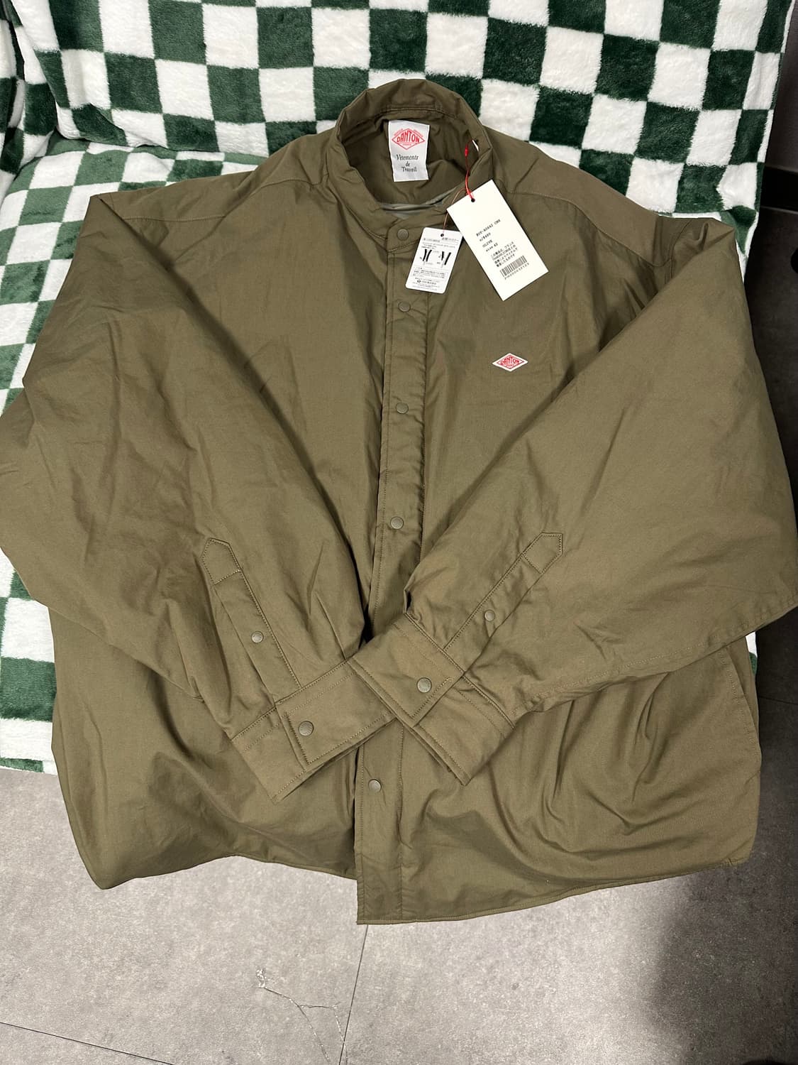 단톤 카라 셔츠 자켓 26SS DT-A0642 (42사이즈) 상품이미지2