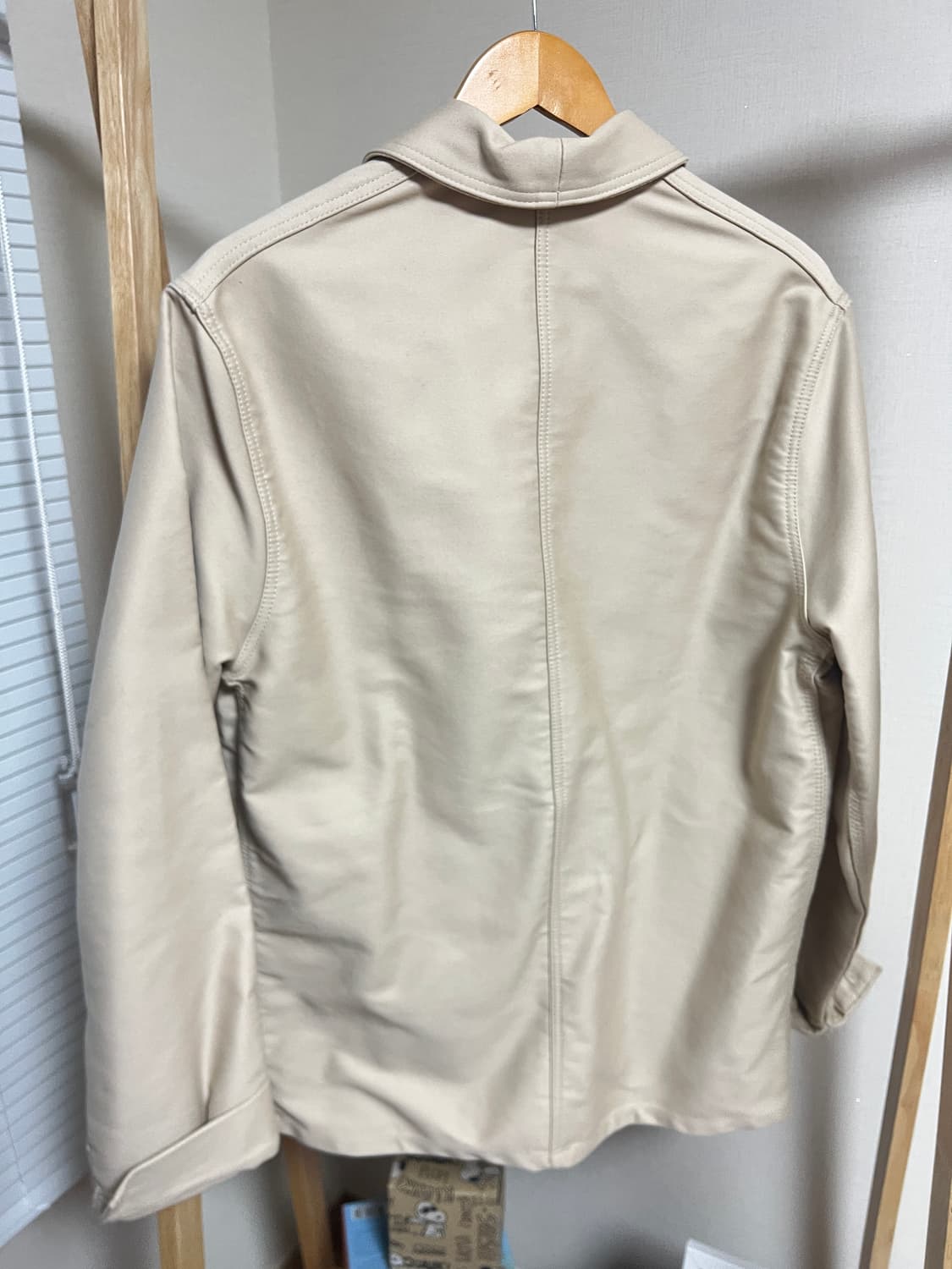 르라부어 몰스킨 아이보리 프랜치워크자켓(2) 상품이미지5