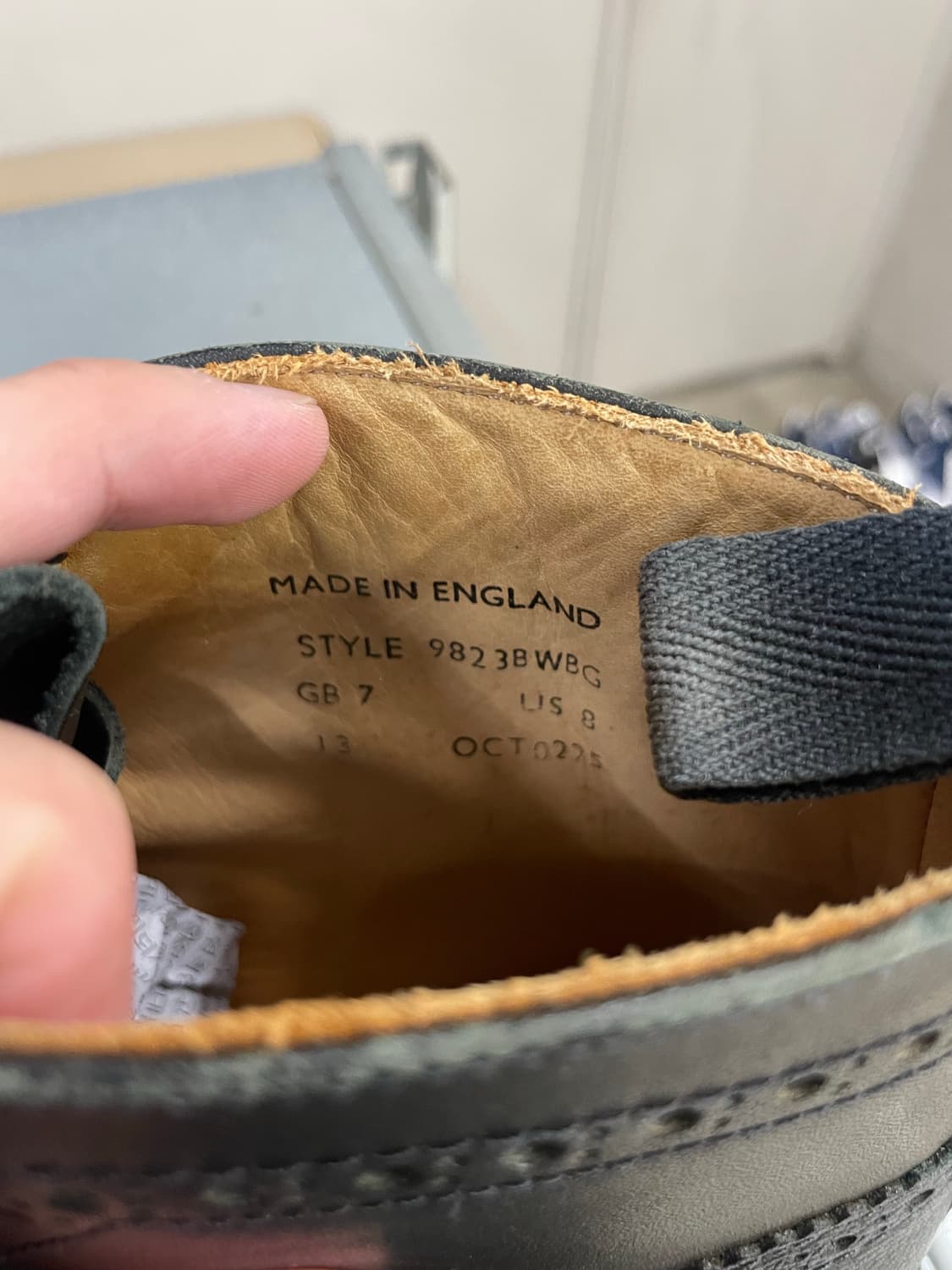 마크맥네어리 브로그 부츠 블랙 US8 상품이미지10