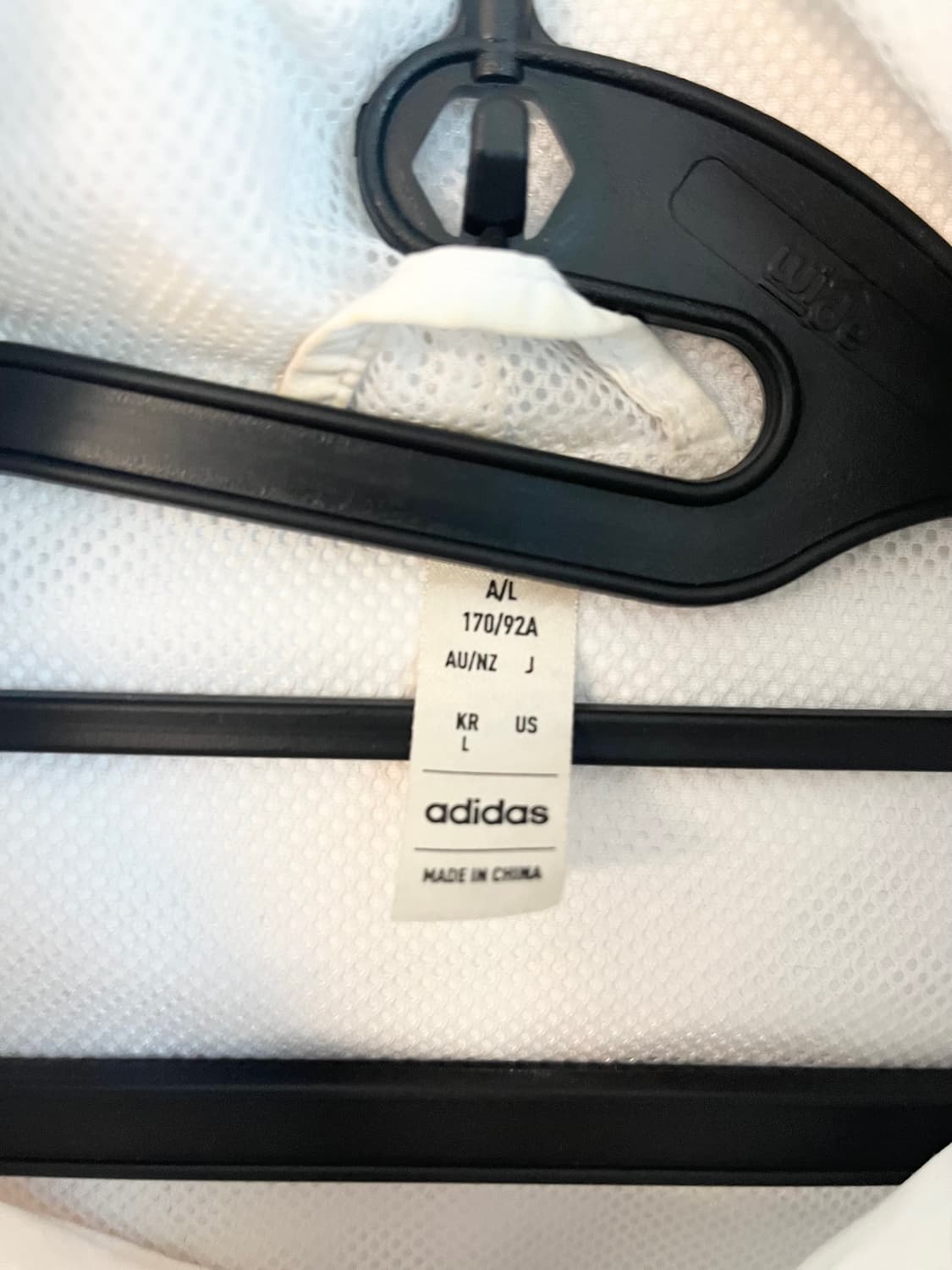 아디다스 크롭 바람막이 화이트 [L]  상품이미지4