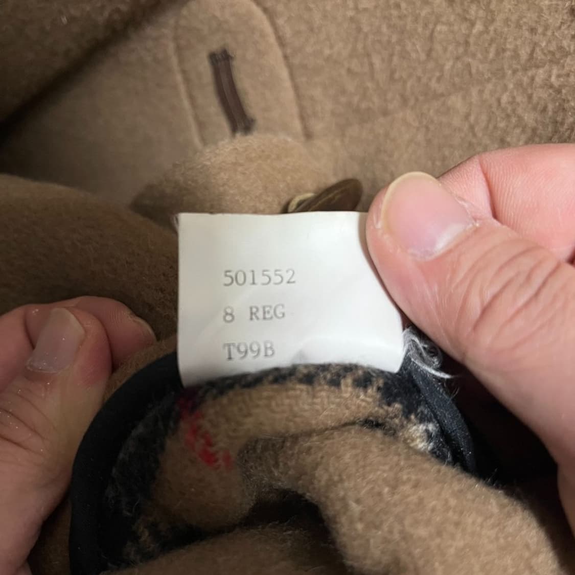 버버리 더플 떡볶이코트  상품이미지6