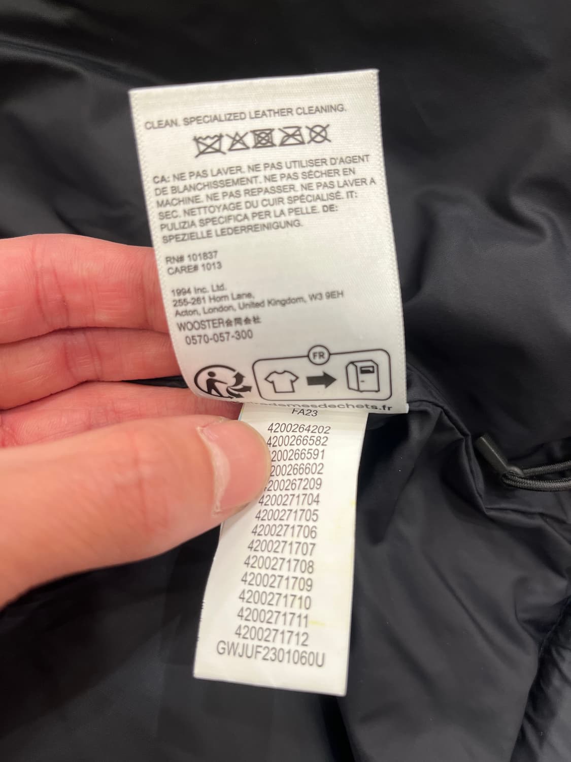 슈프림 노스페이스 스웨이드 눕시 블랙 S 상품이미지8