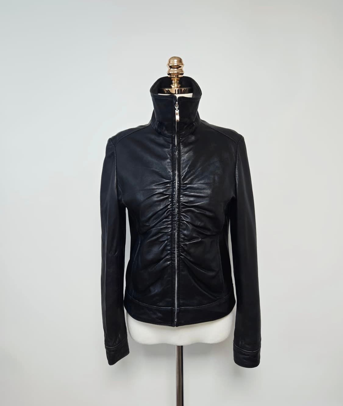 발망 양가죽 하이넥 레더자켓 점퍼 상품이미지6