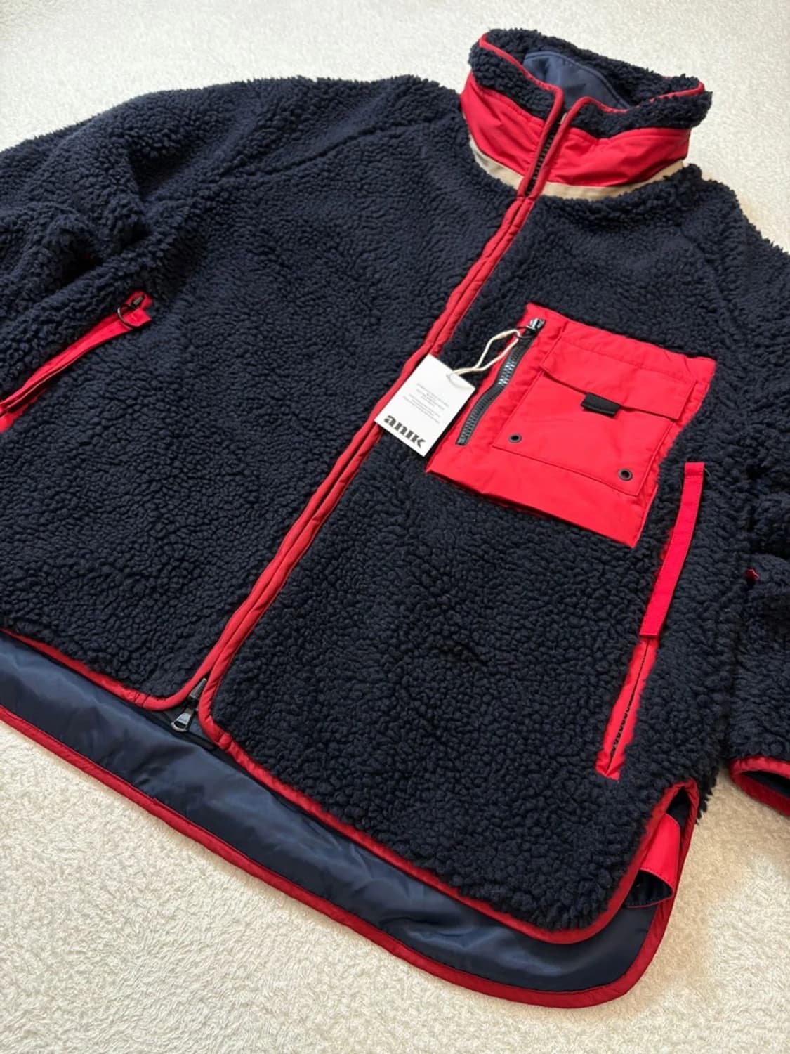 솔리드옴므 19FW 리버시블 부클 무스탕 점퍼 PN6079    상품이미지3