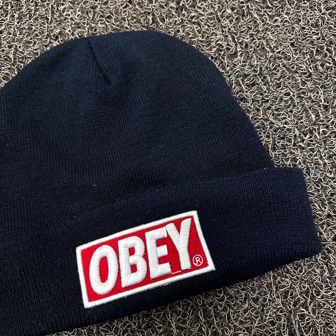 OBEY 오베이 비니 모자 네이비 상품이미지3