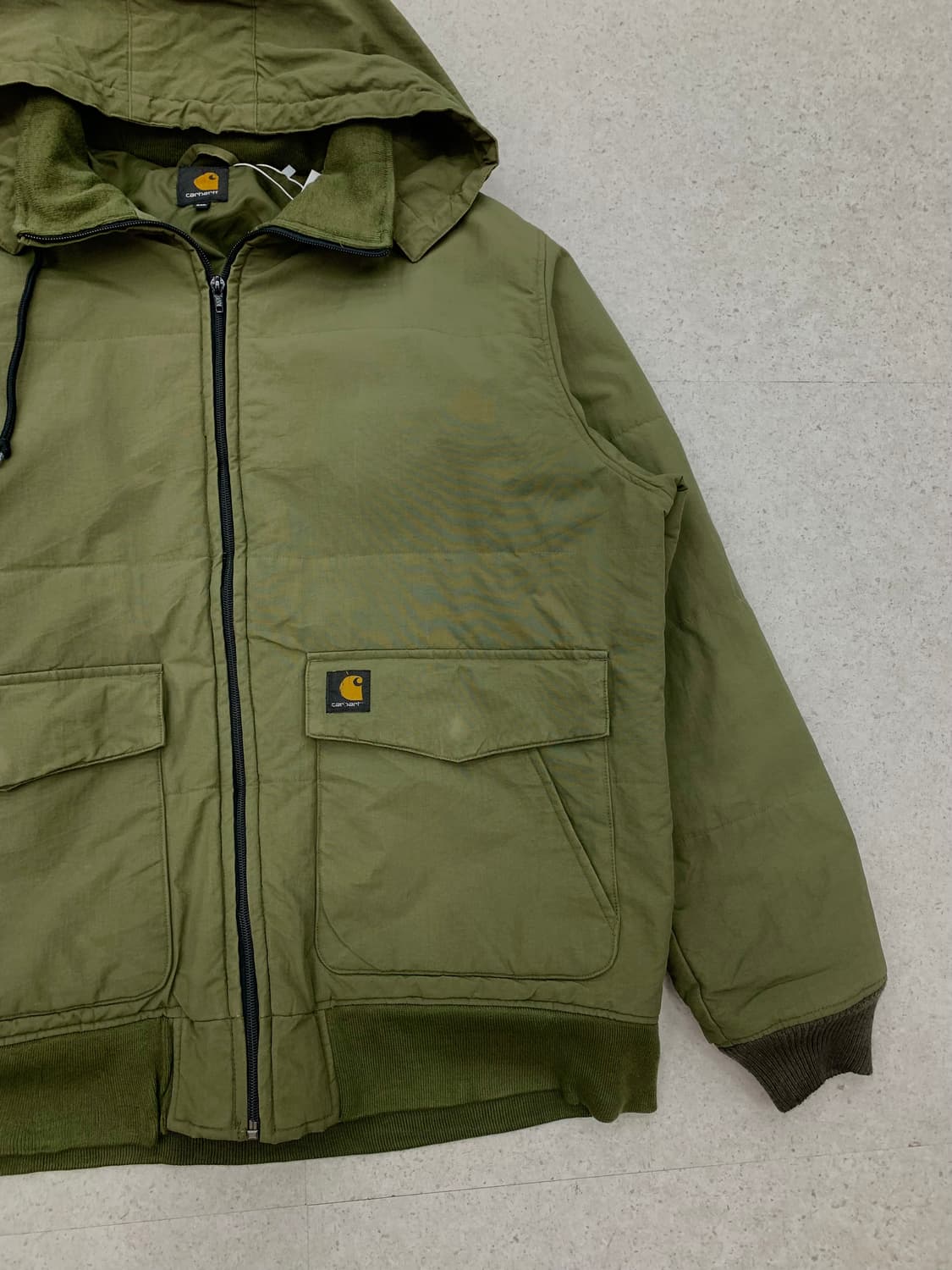 칼하트 패디드 후드 블루종 상품이미지2