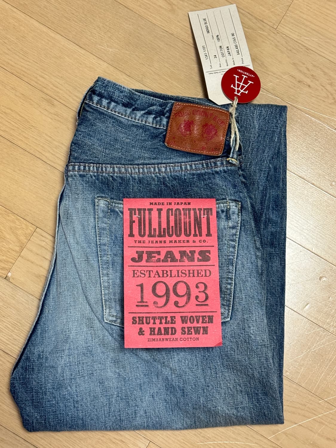 풀카운트 1101 다트포드 34사이즈 상품이미지1