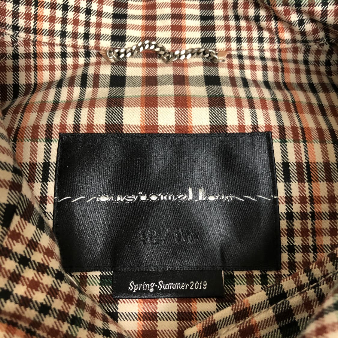 커스텀멜로우 타탄체크 코트 L 상품이미지2