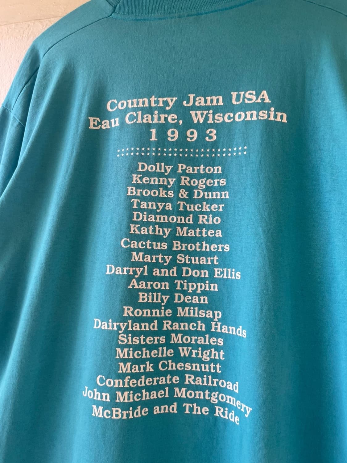 1993 Vintage Country Jam USA T-shirt 상품이미지9
