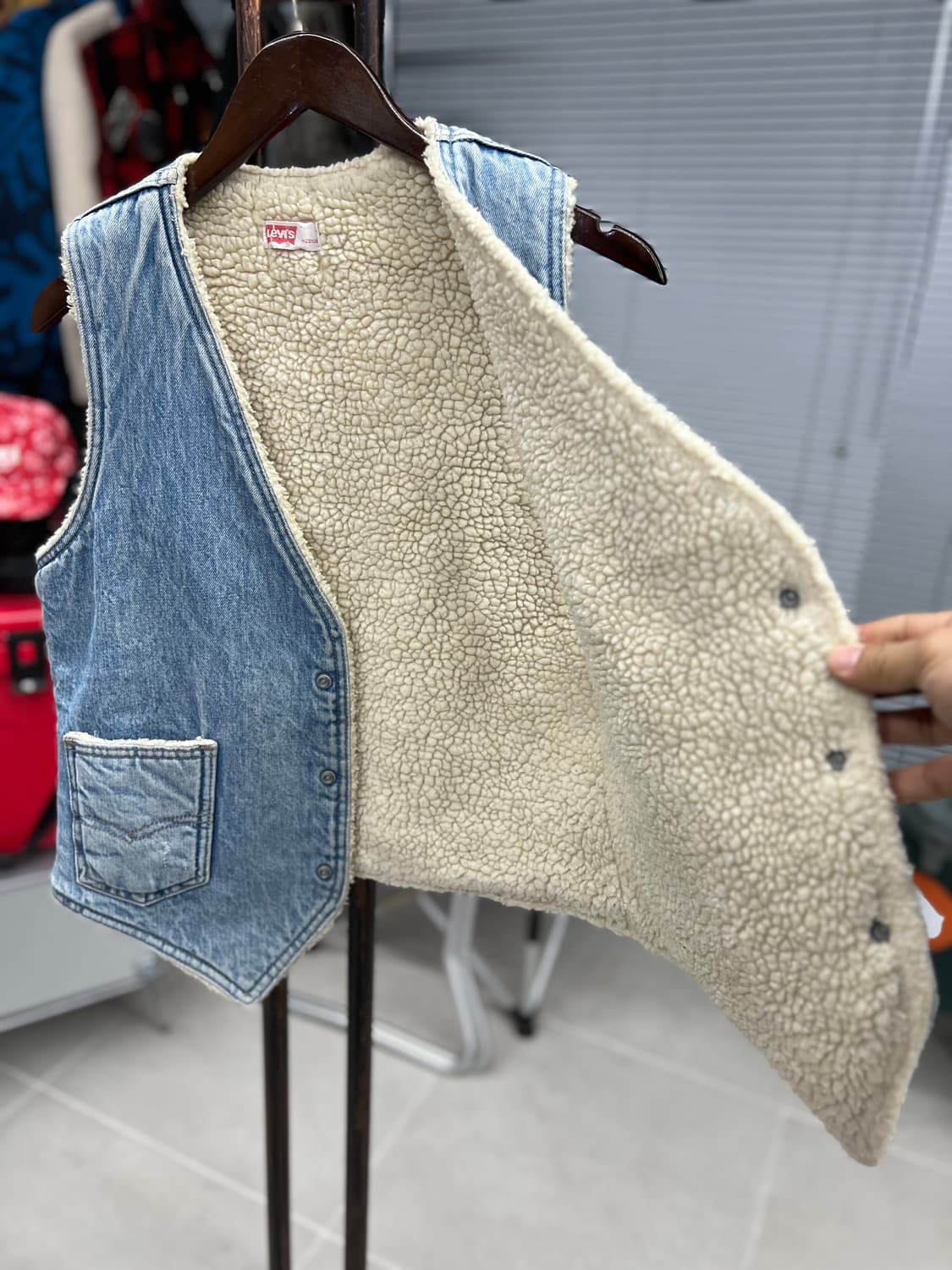 리바이스 워싱청 조끼 M  상품이미지2