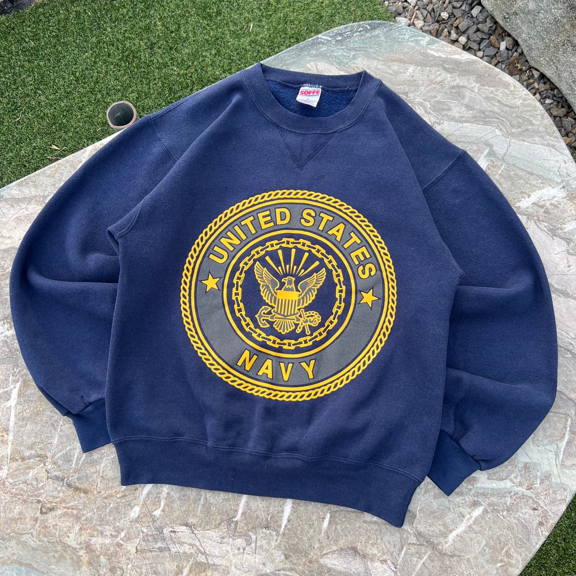 Soffe 소피 네이비실 로고 맨투맨 상품이미지1