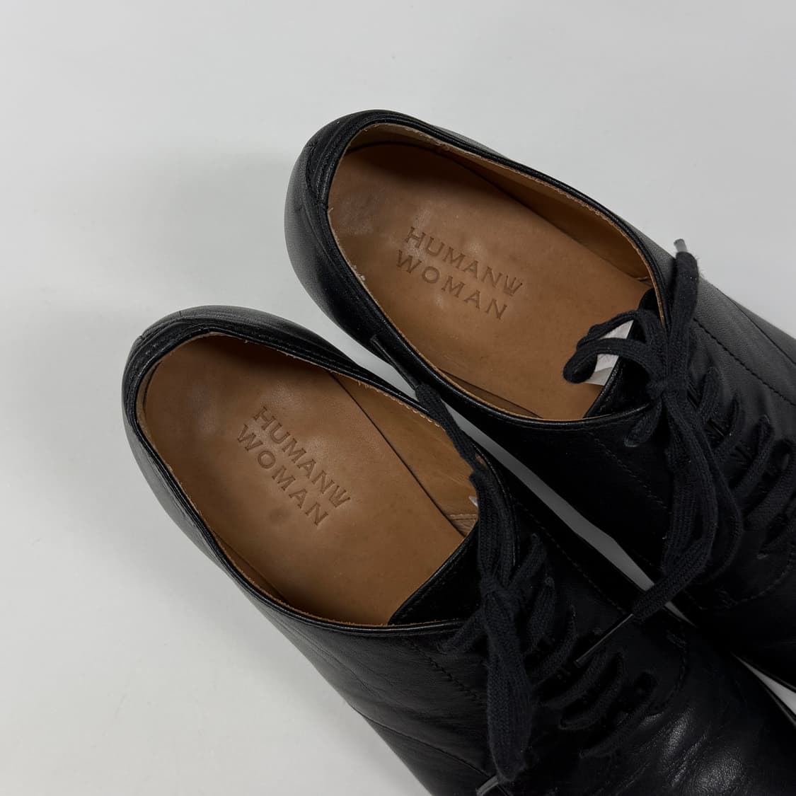 Japan made mid heel derby shoes 상품이미지4