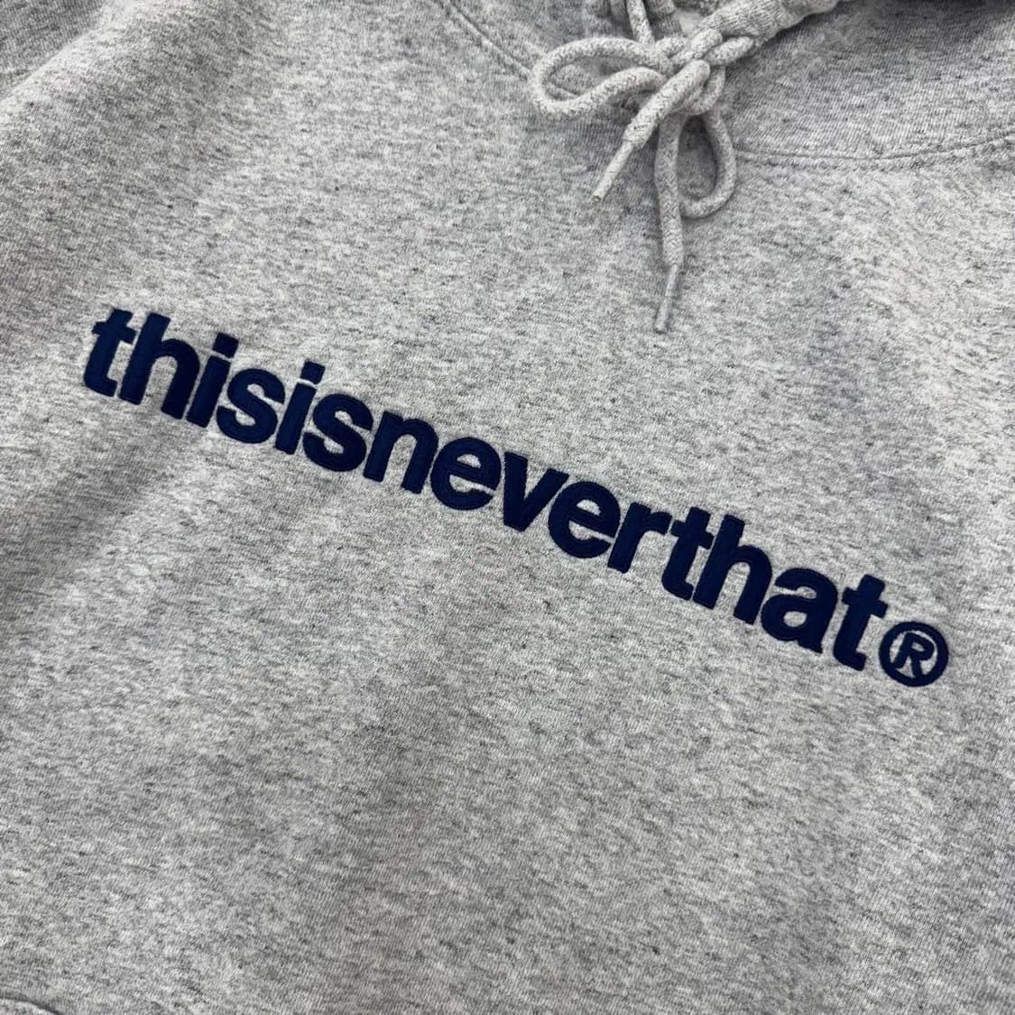 M 디스이즈네버댓 디네댓 자수로고 후드 티셔츠(안감기모) 상품이미지3