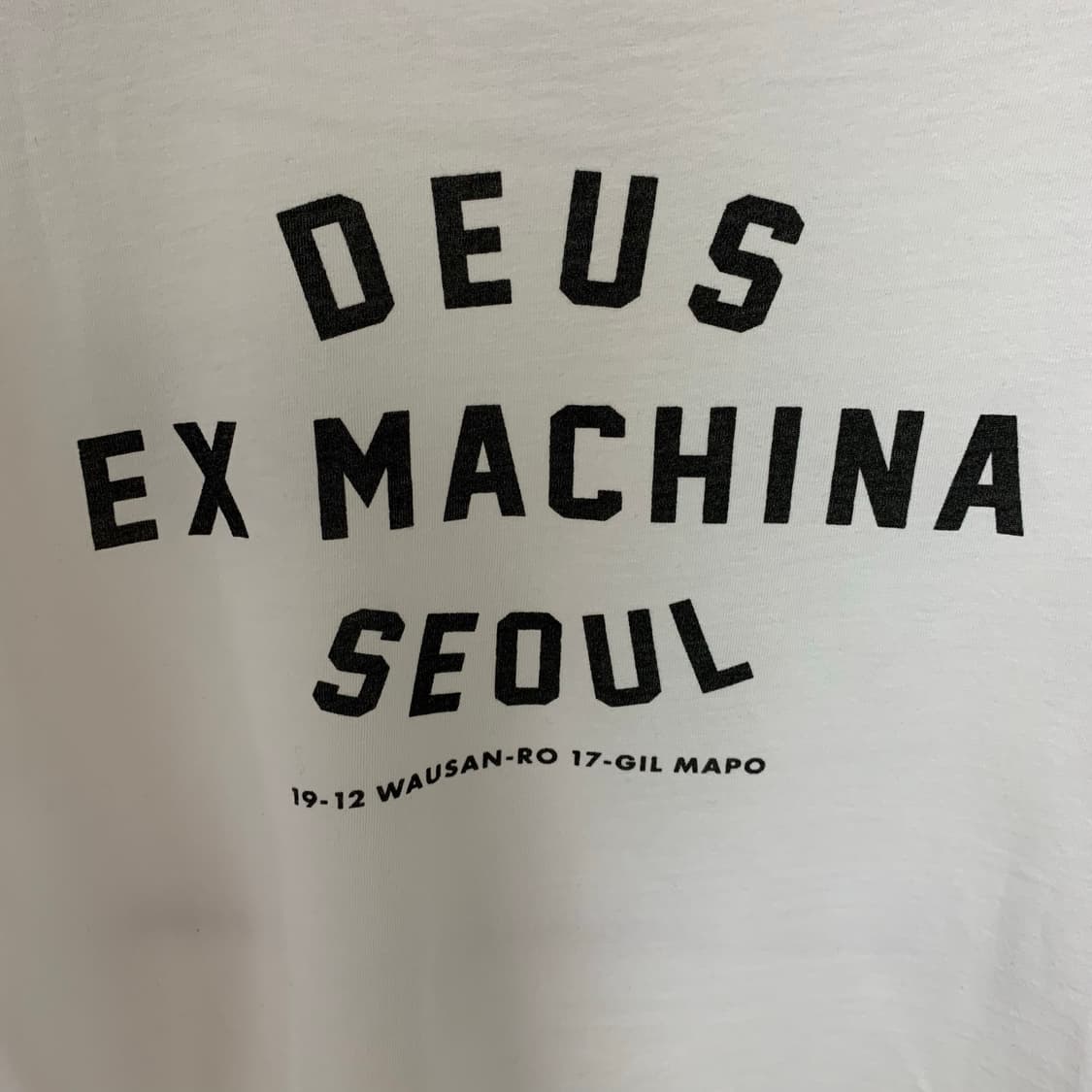 데우스 엑스 마키나 서울 반팔 티셔츠 화이트 상품이미지7