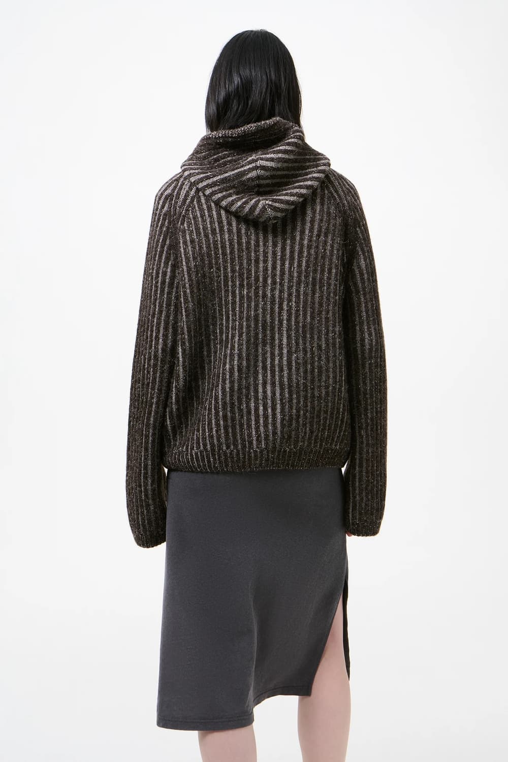 [34,36]아워레가시 25fw 레벨 후드집업/브라운 상품이미지5