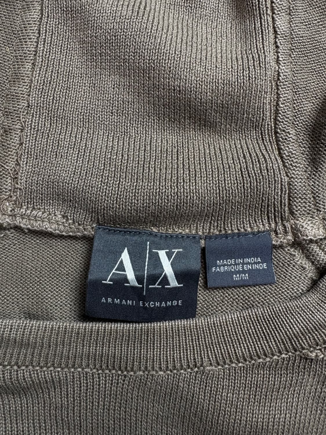 00s 아르마니 익스체인지 y2k 절개 디테일 빈티지 후디 니트 2013 상품이미지4