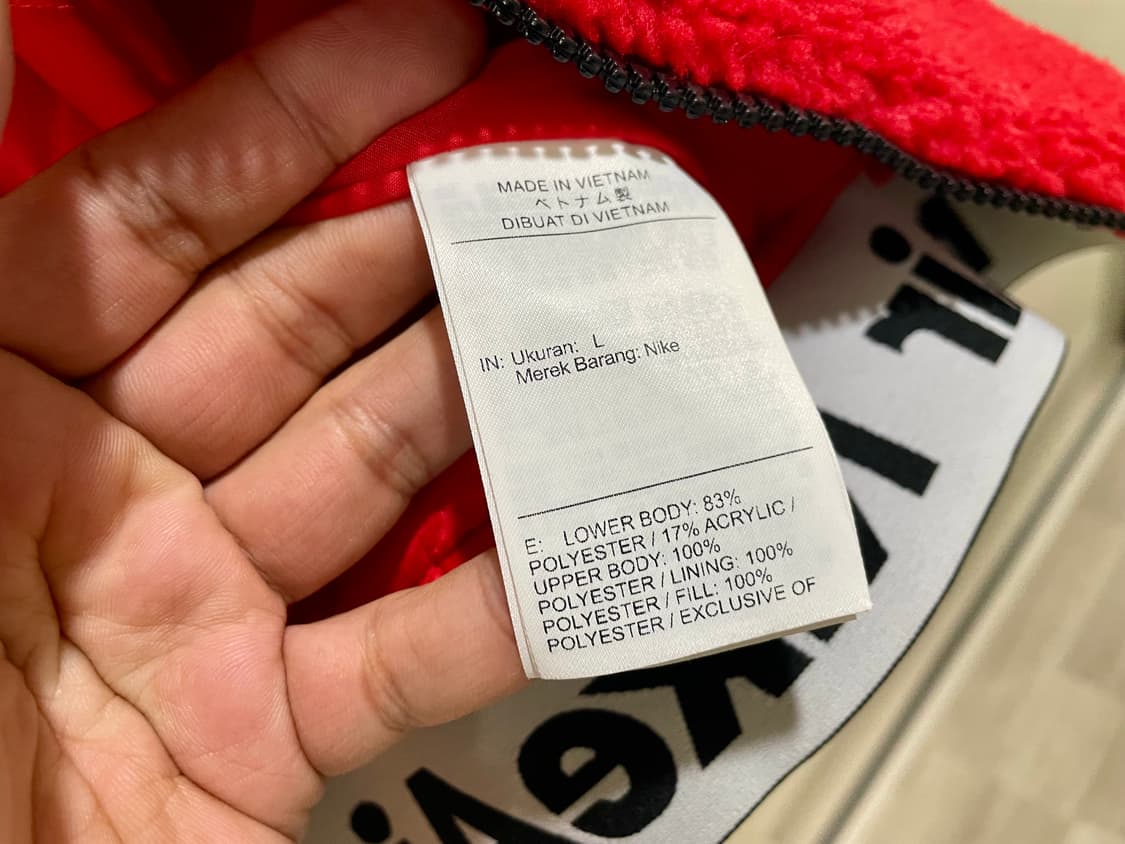 나이키 / 쉐르파 플리스 집업조끼, 남성조끼 / L(100) 상품이미지7