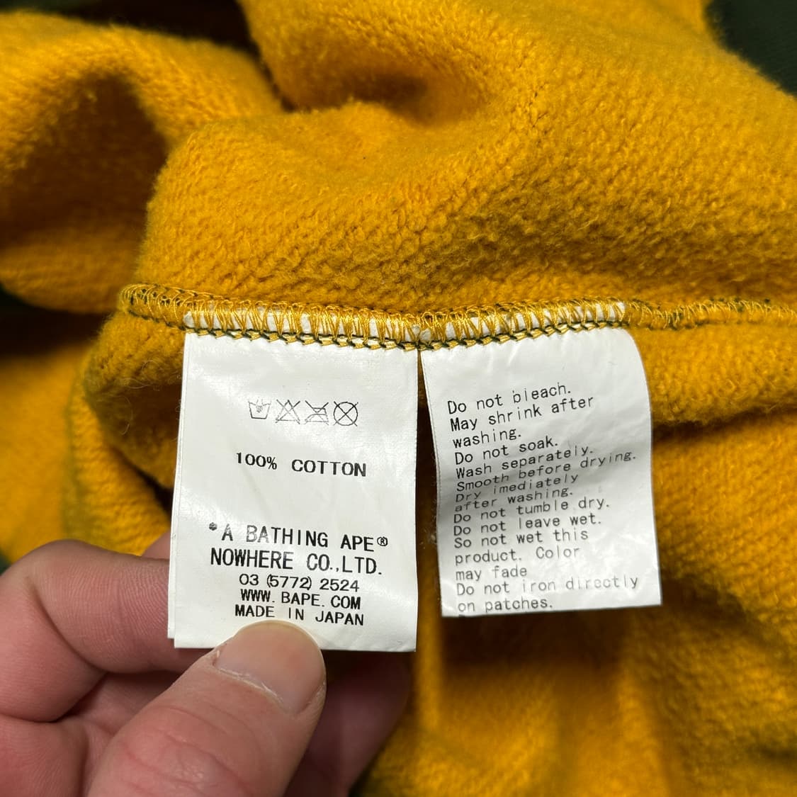 정품 베이프 이세탄 리미티드 에디션 체크 판다 풀 집업 후디 상품이미지8