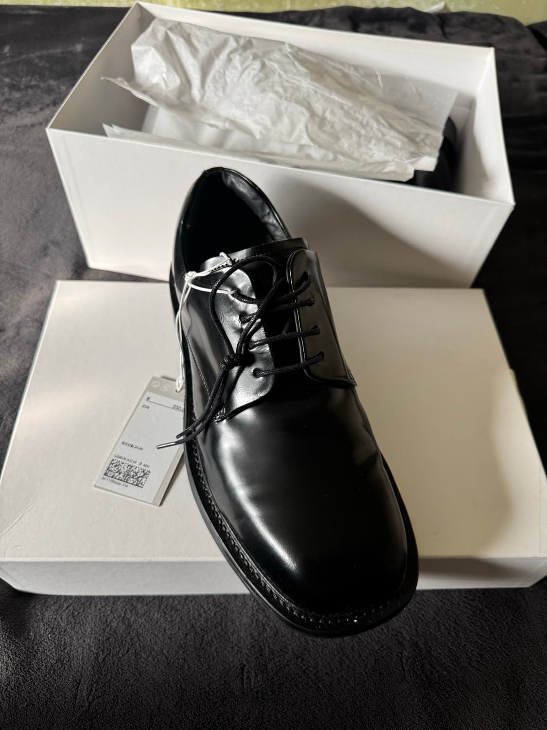 COS 스퀘어 토 레더 더비 슈즈 상품이미지2