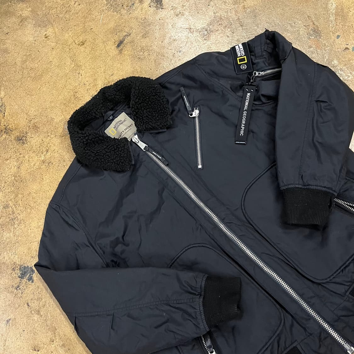 [정품/XL] 내셔널지오그래픽 블랙 유틸리티 자켓 b19 상품이미지1
