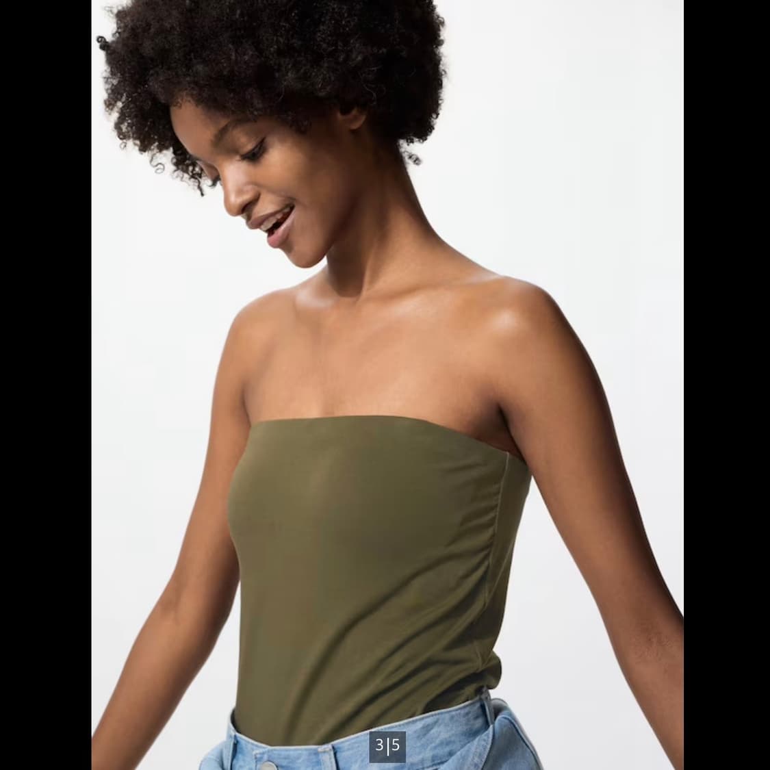 유니클로 에어리즘 코튼 브라 튜브탑 (새상품) 상품이미지8