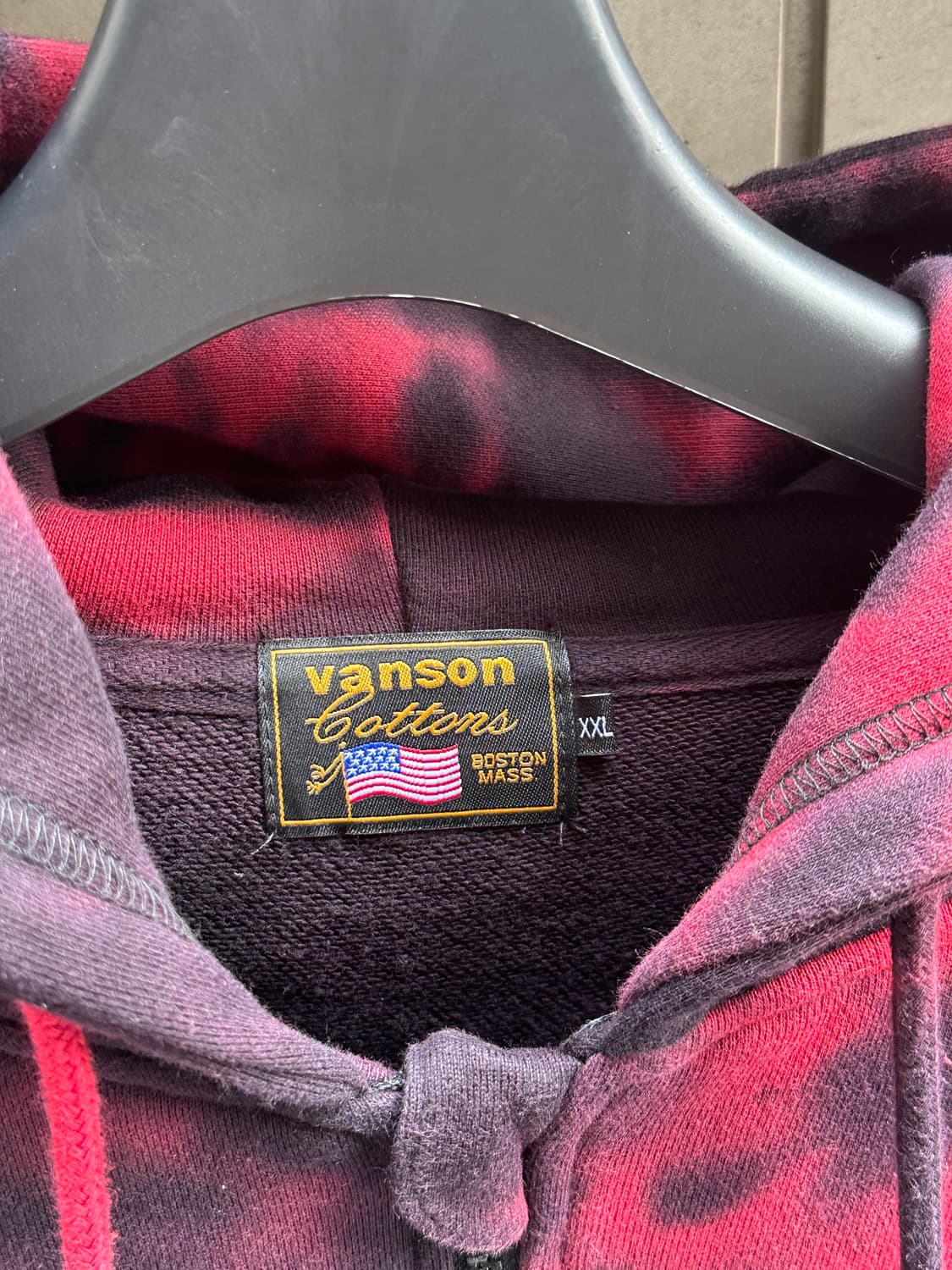 VANSON embroidery hood zip up 상품이미지8