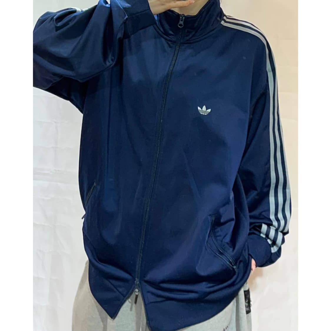 아디다스 네이비 블루라인 투웨이 트랙탑 상품이미지1