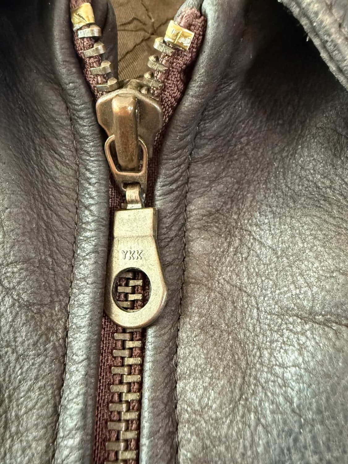 90s 빈티지 버팔로 블루종 가죽자켓 105 상품이미지9